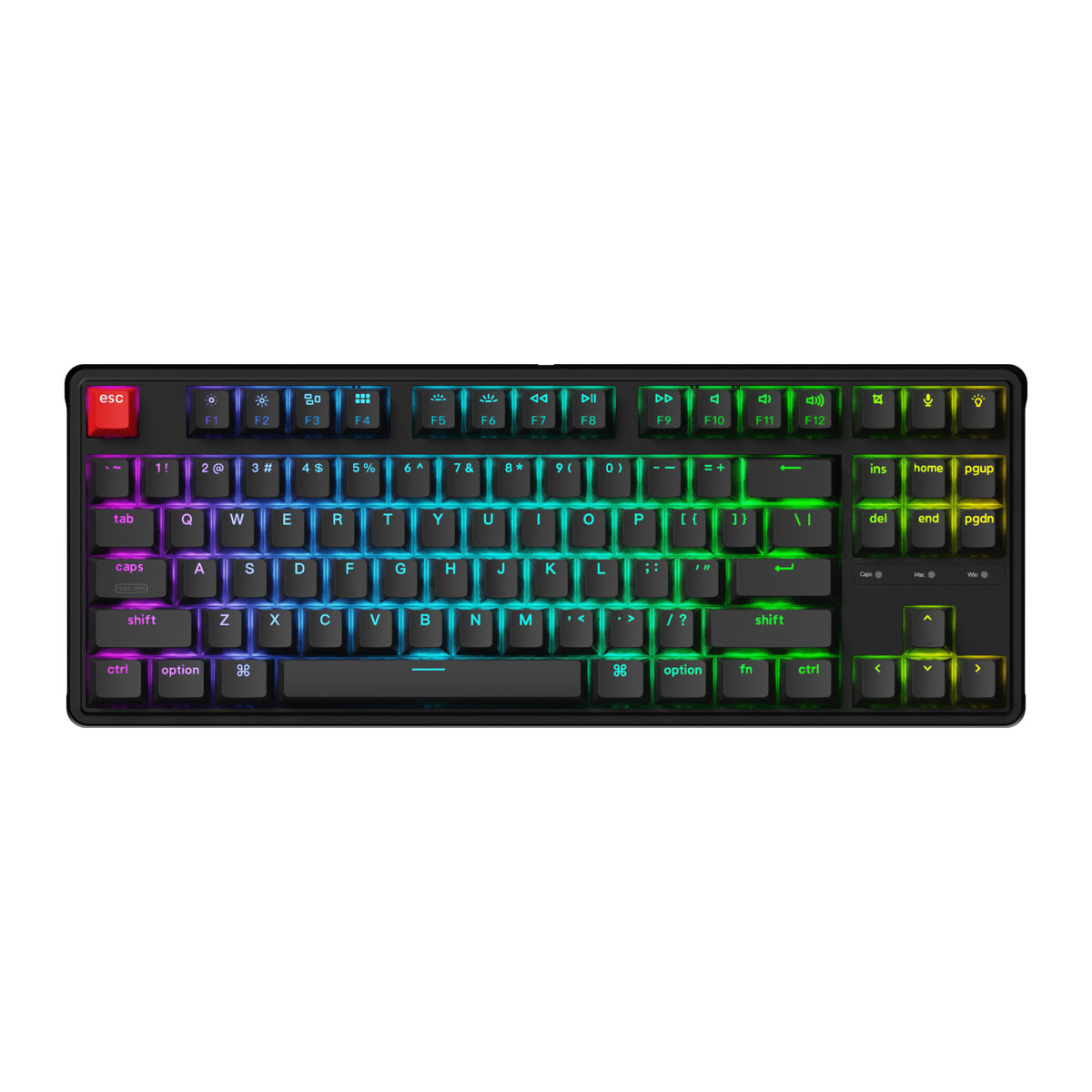 Keychron C3 Pro 8K QMK RGB Wired Mechanical Keyboard (80% Layout, Red Super Switch Hot-Swappable) – image 2