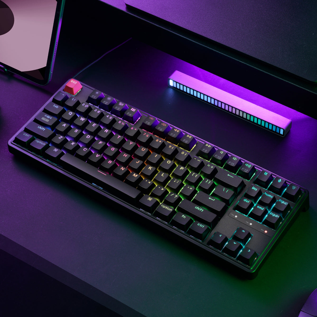 Keychron C3 Pro 8K QMK RGB Wired Mechanical Keyboard (80% Layout, Red Super Switch Hot-Swappable) – image 5