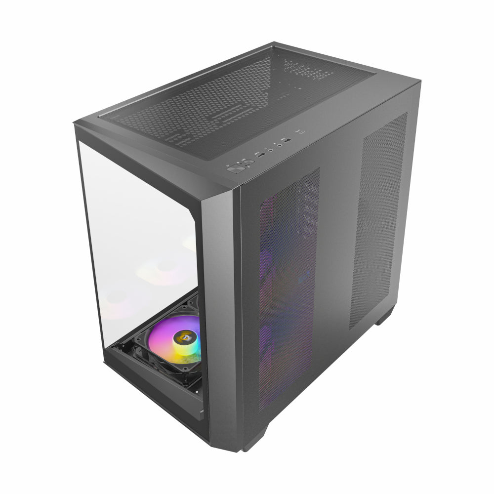Antec C5 ARGB ATX DUAL Mid Tower Gaming Chassis – Black – image 6
