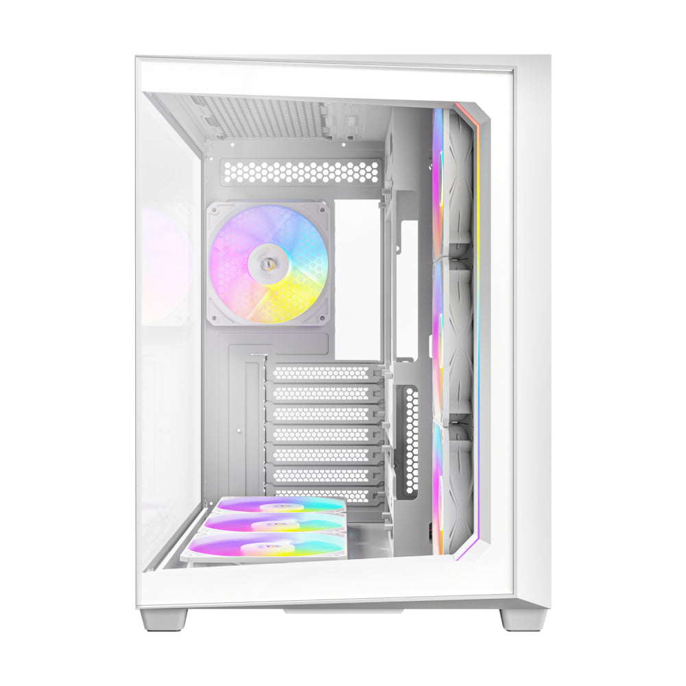 Antec C5 ARGB ATX DUAL Mid Tower Gaming Chassis – White – image 3
