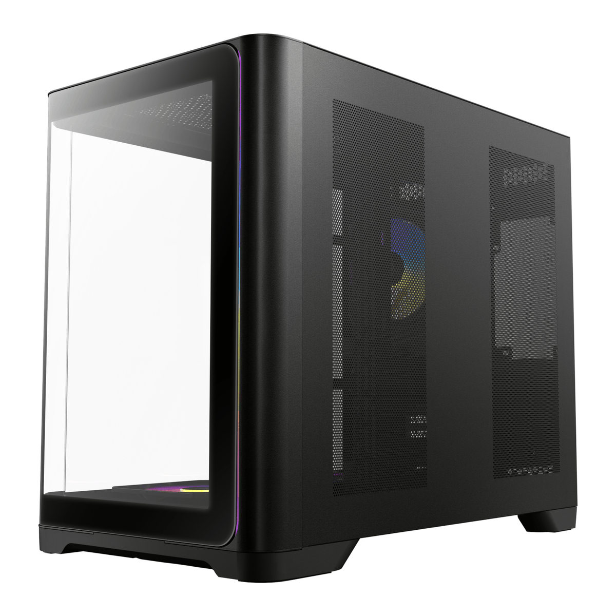 Antec C5 CURVED ARGB ATX | Micro-ATX | ITX ARGB Dual Chamber Mid-Tower Gaming Chassis - Black – image 3