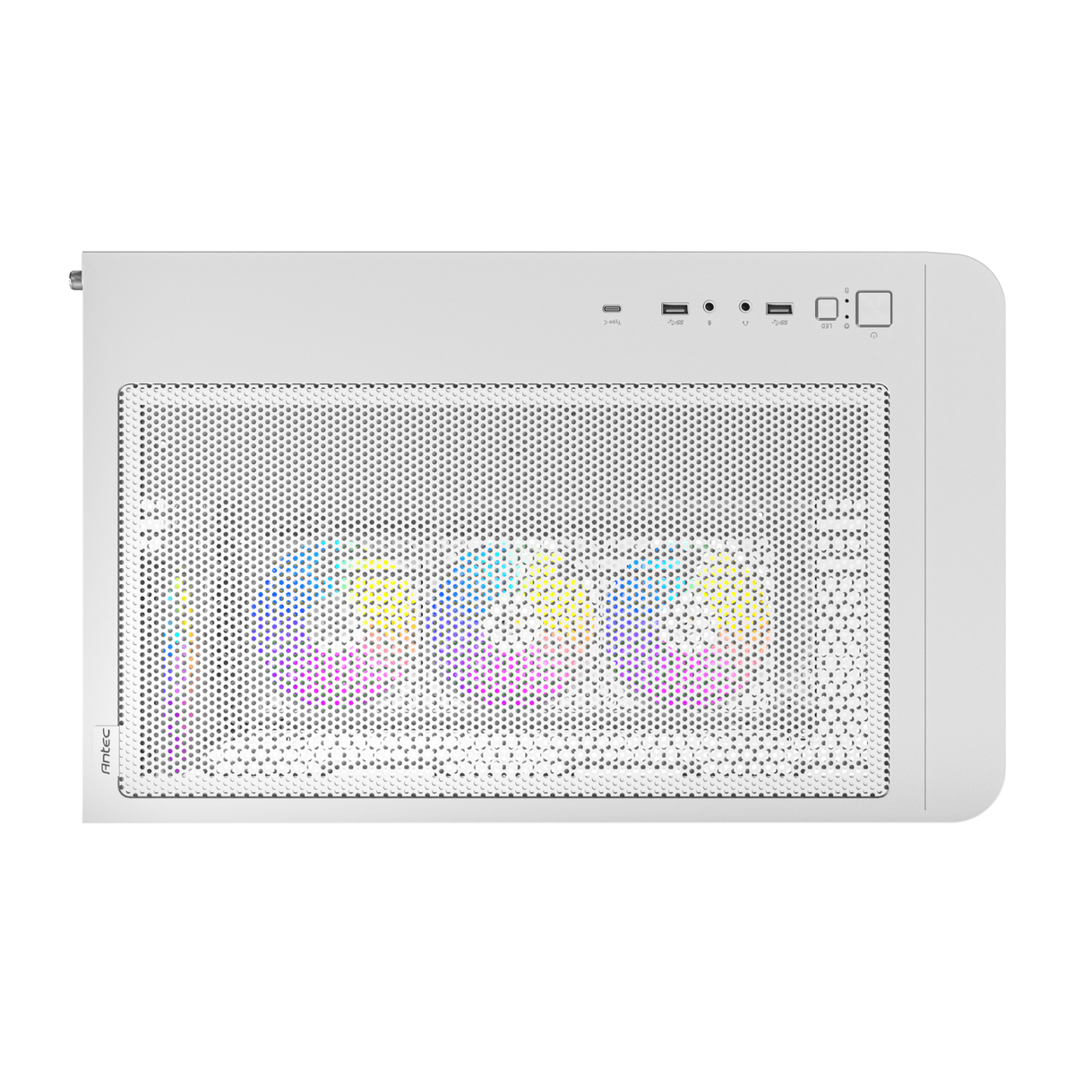 Antec C5 CURVED ARGB ATX | Micro-ATX | ITX ARGB Dual Chamber Mid-Tower Gaming Chassis - White – image 7