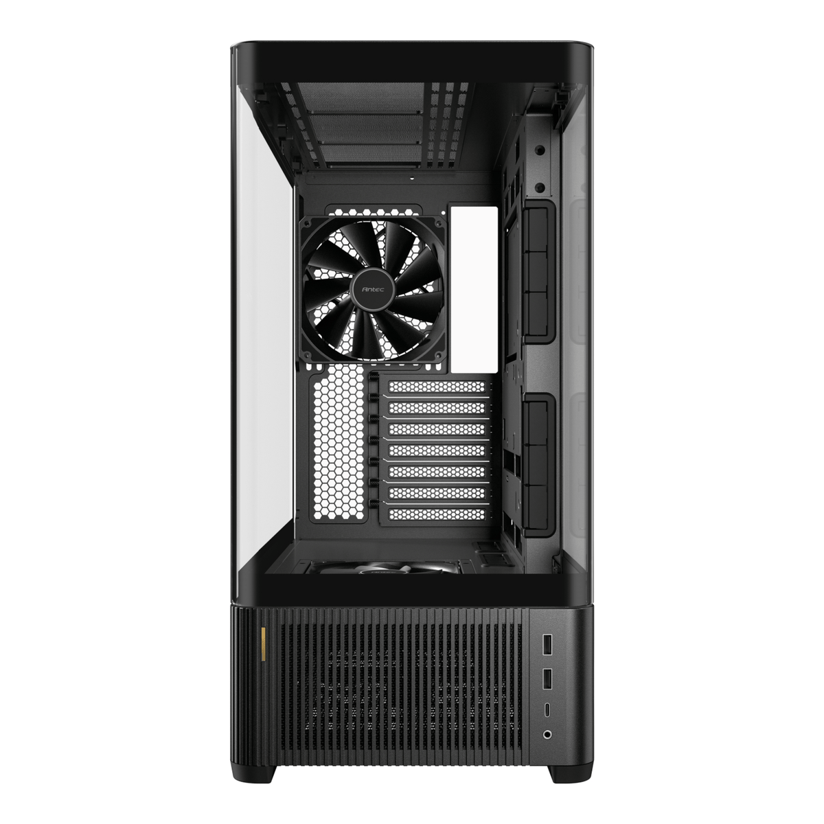 Antec C6 CURVED AIR ATX | Micro-ATX | ITX Mid-Tower Gaming Chassis - Black – image 2