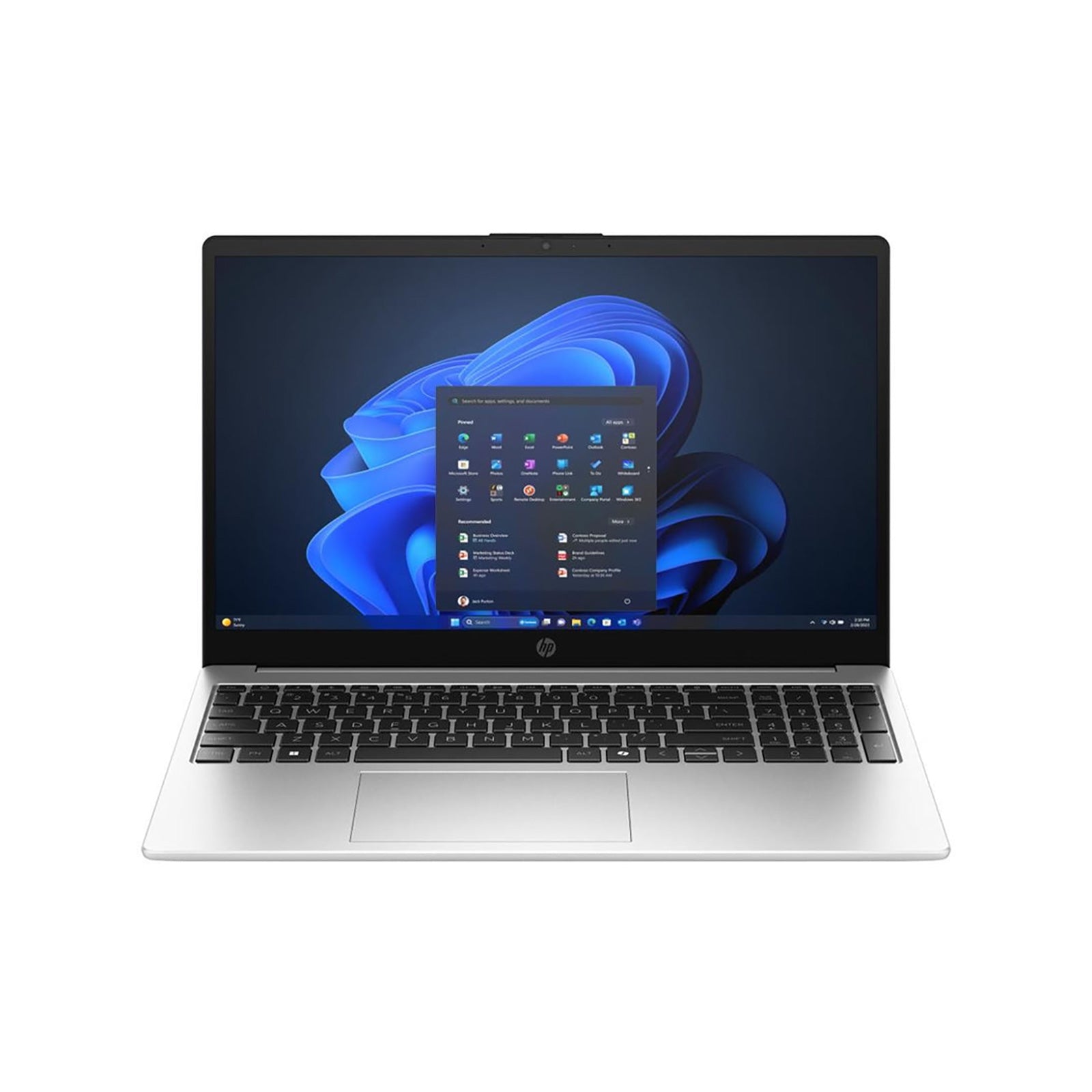 HP 250R G10 15.6" Core 5 120U 8GB 512GB Win 11 Pro Silver Notebook