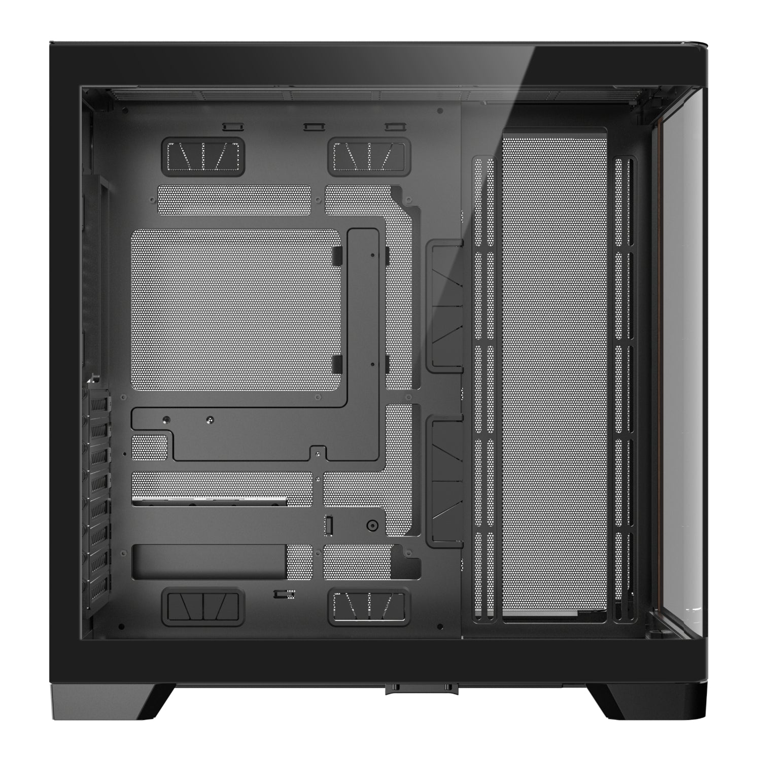 Antec C8 Curved Wood E-ATX | ATX | Micro-ATX | ITX Dual Chamber Gaming Chassis - Black - image 4