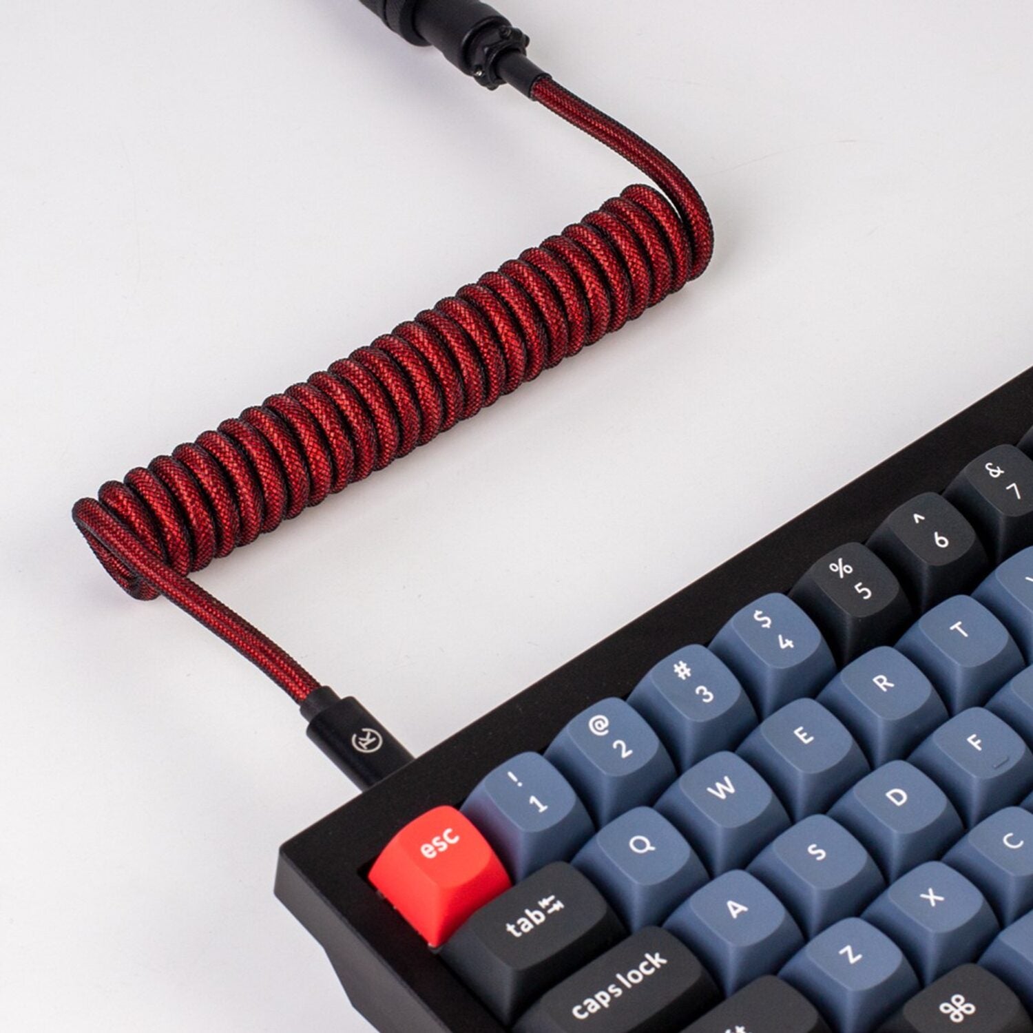 Keychron Coiled Aviator Cable - Red – image 4