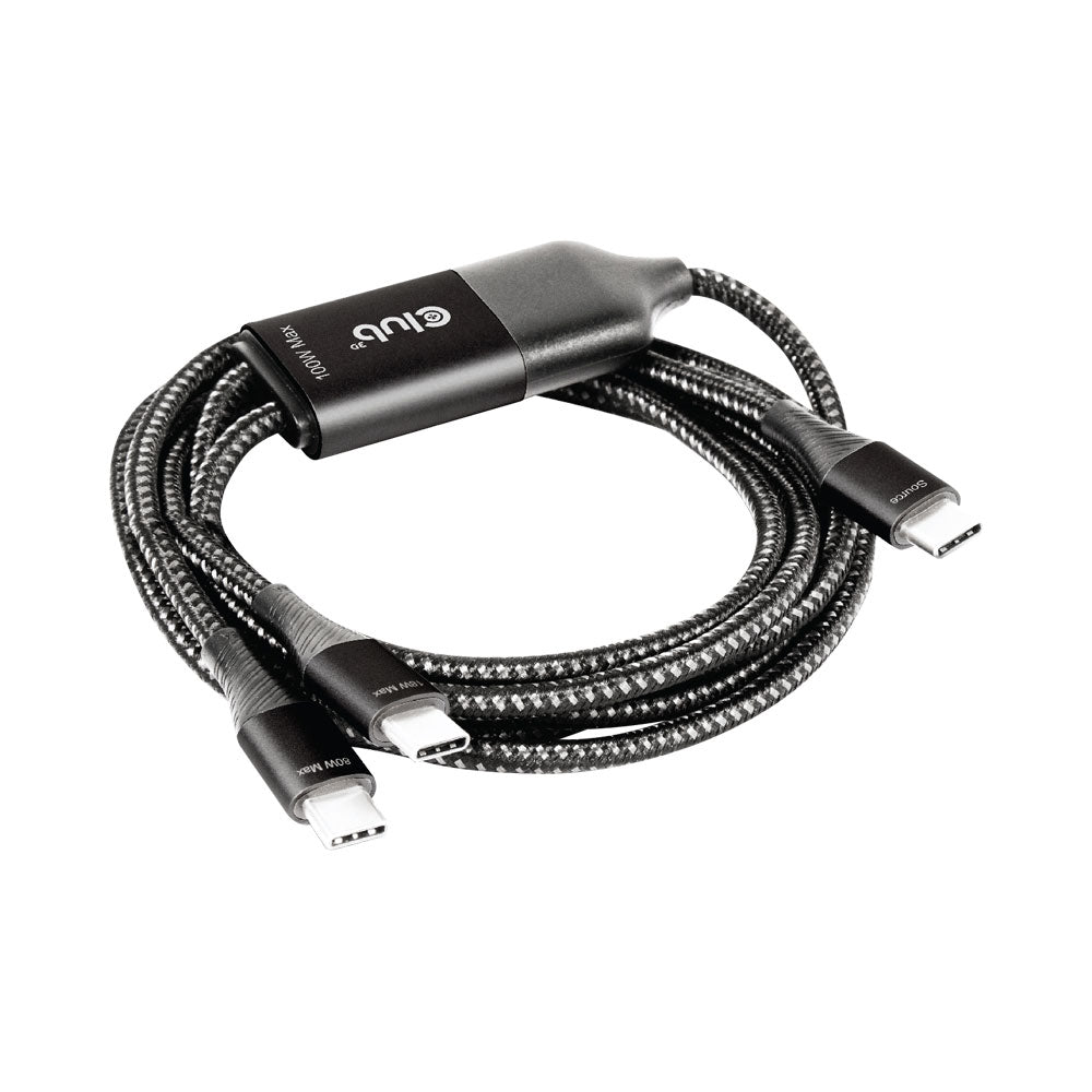 CLUB3D CAC-1527 DUAL TYPE-C CABLE 1.8M