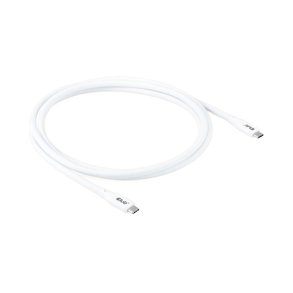 2M USB4 GEN2X2 TYPE-C BI-DIRECTIONAL WHITE CABLE