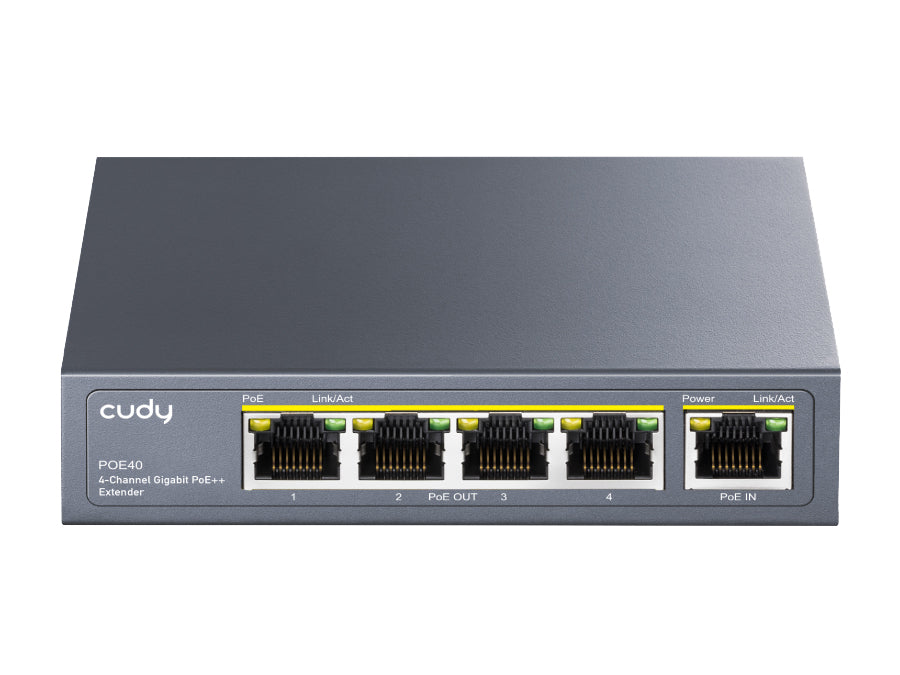 Cudy 4 Port Gigabit PoE 1x PoE Input 60W Switch | POE40