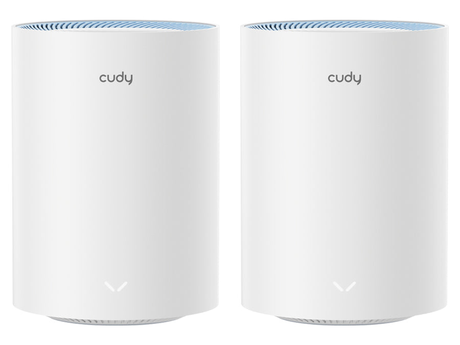 Cudy Dual Band WiFi 5 1200Mbps Fast Ethernet Mesh 2 Pack | M1200 (2-Pack)