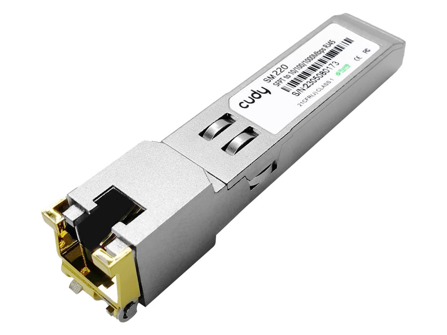 Cudy SFP to RJ45 Gigabit Ethernet Module | SM220