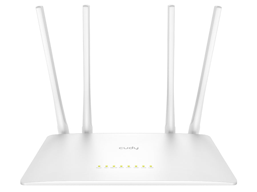 Cudy Dual Band WiFi 5 1200Mbps 5dBi Fast Ethernet Router | WR1200