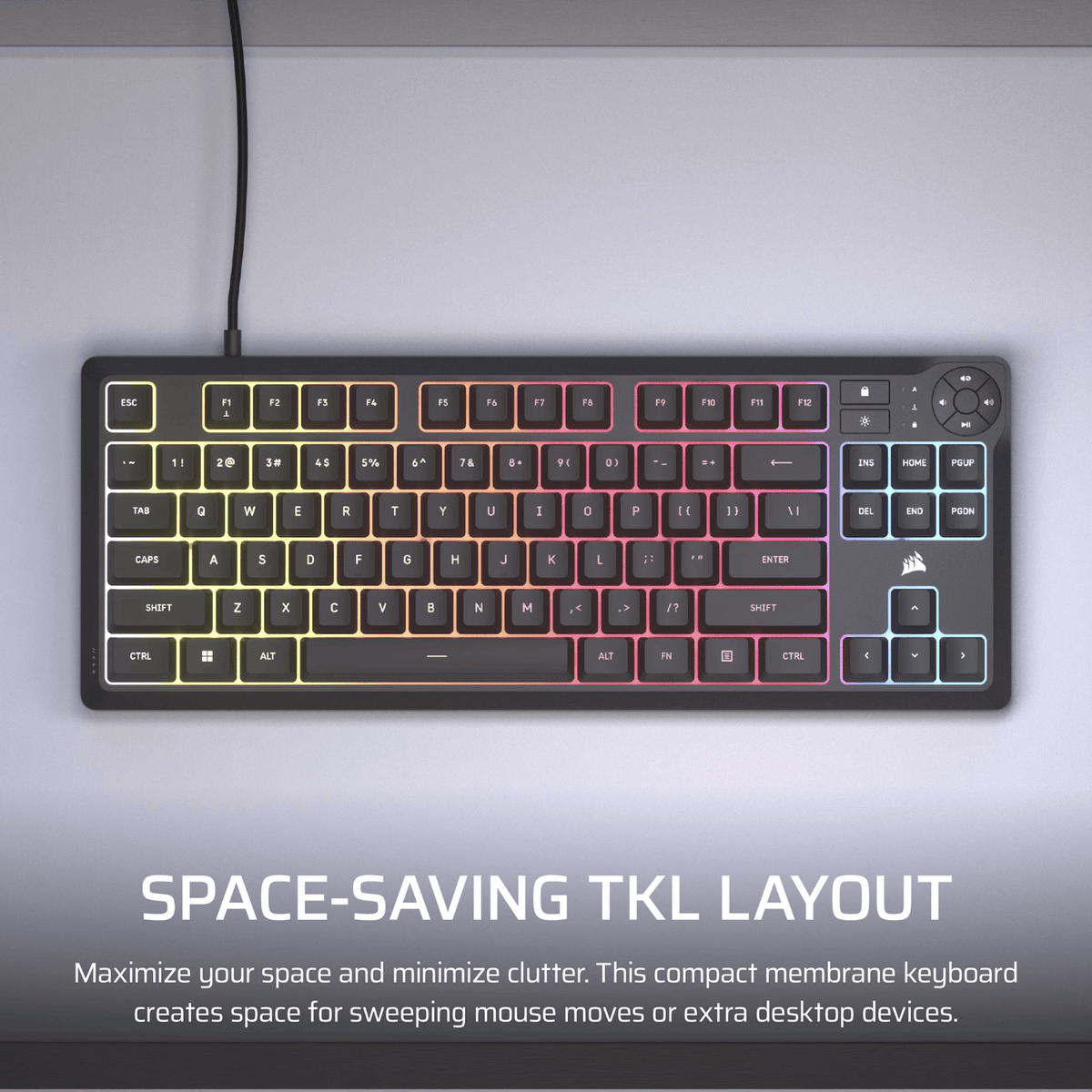 Corsair K55 CORE TKL RGB Gaming Keyboard – image 3