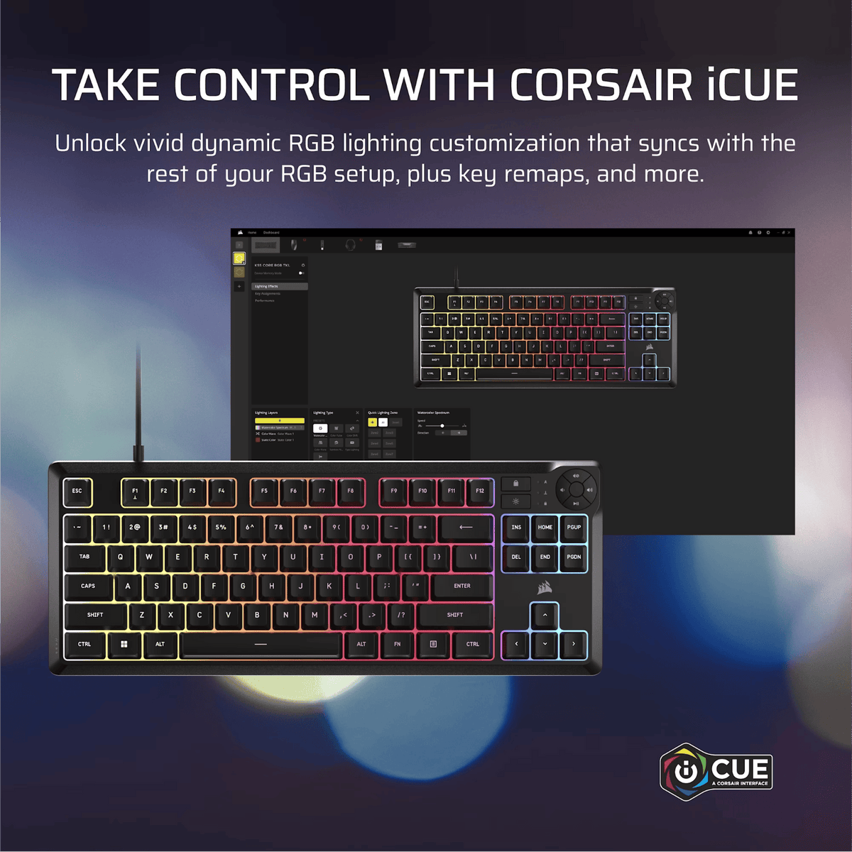 Corsair K55 CORE TKL RGB Gaming Keyboard – image 8