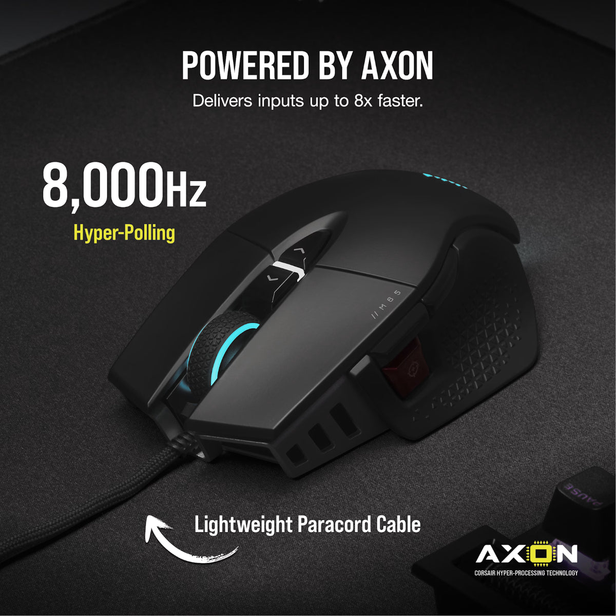 Corsair M65 RGB ULTRA Tunable FPS 26000 DPI Gaming Mouse - Black – image 4
