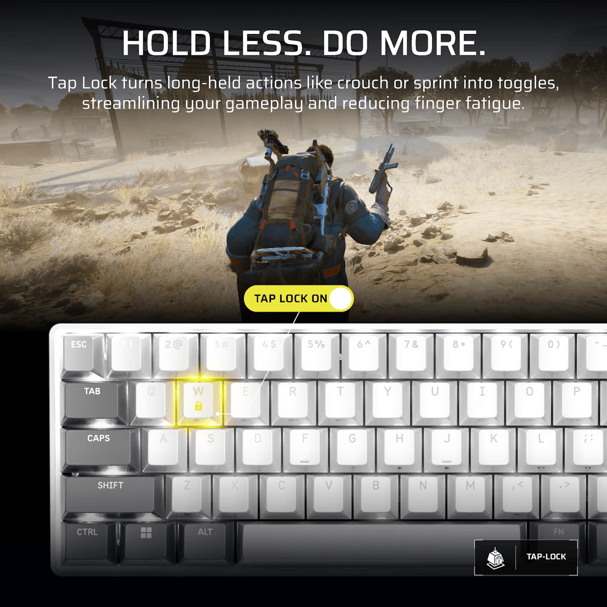 Corsair CLIPPER PRO MINI 60 Hall Effect Gaming Keyboard – White – image 5