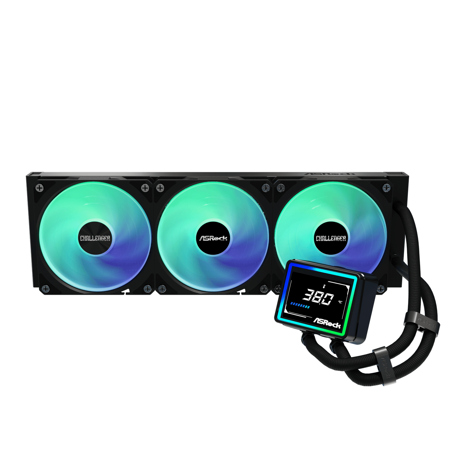 ASRock Challenger 360 Digital AIO Liquid Cooler - Black – image 2