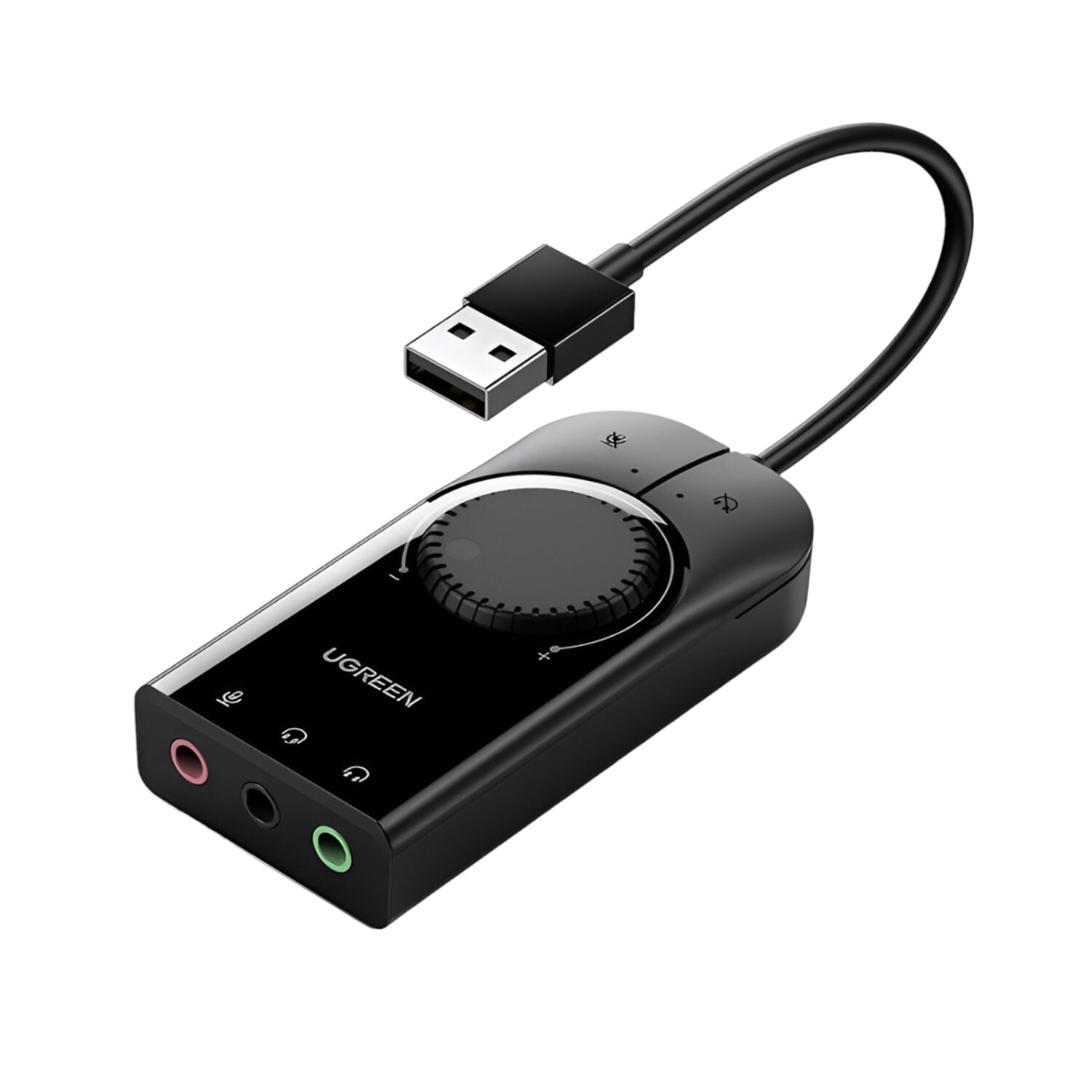 UGREEN CM129-40964 USB-A to 3.5mm External Stereo Sound Adapter - Black – image 2