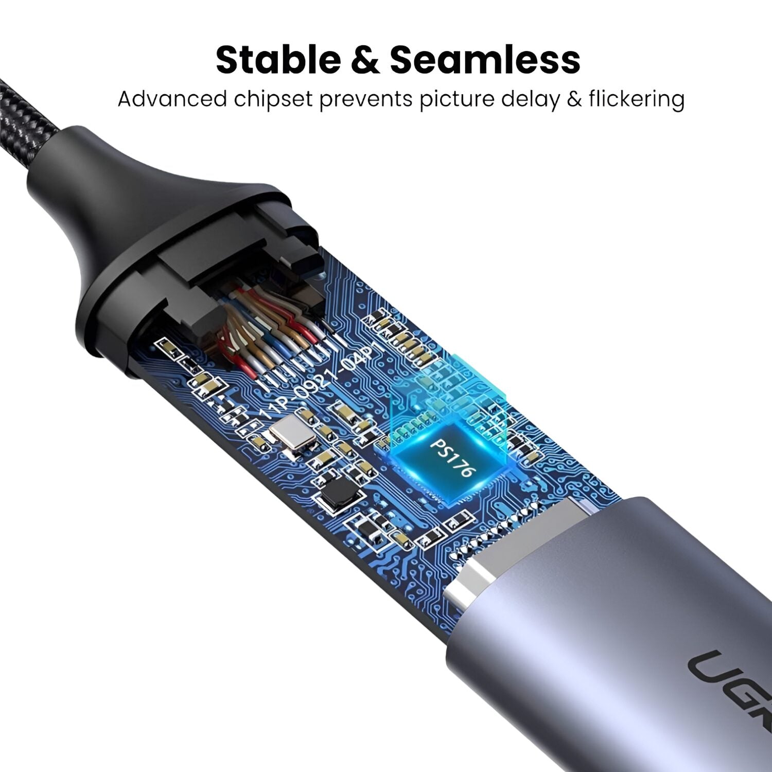 UGREEN Type-C To 4K HDMI  Adapter - Silver - image 4
