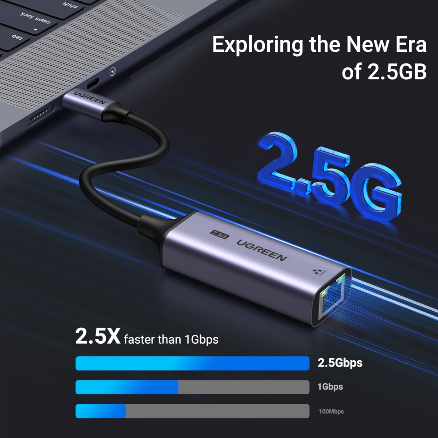 UGREEN USB3.0 C to 2.5Gbit Ethernet Adapter – image 3