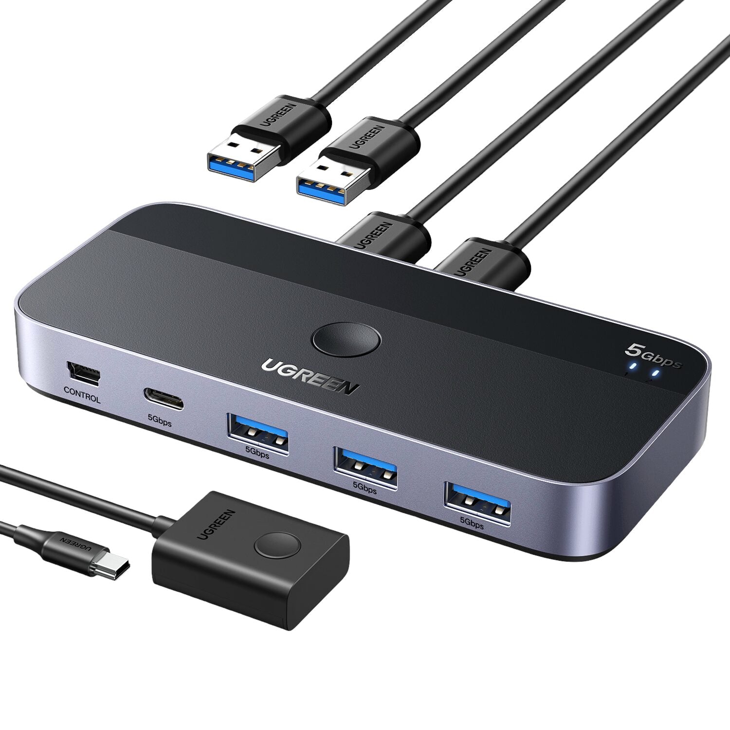UGREEN Sharing Switch Box 2-in-4 Out – image 2