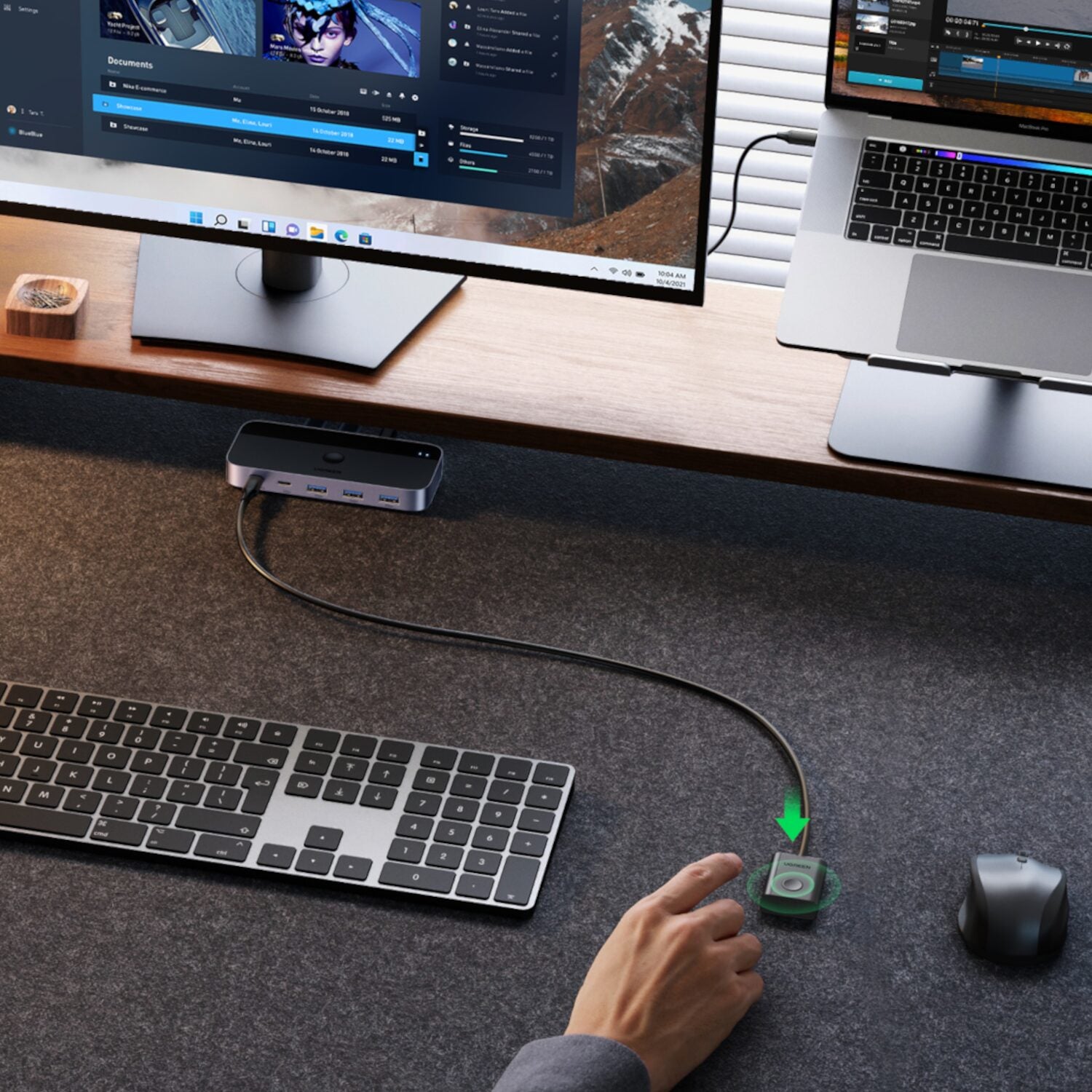 UGREEN Sharing Switch Box 2-in-4 Out – image 3