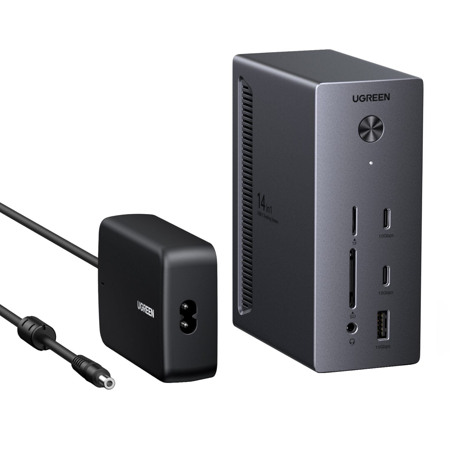 UGreen 14-in-1 USB Type-C TO USB/2x HDMI/DP/RJ45 Docking Station – image 3