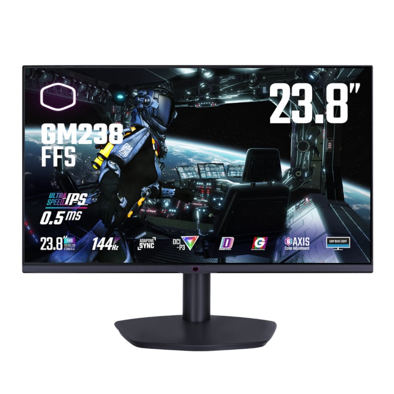 COOLER MASTER 23.8″ FHD 0.5MS Ultra-Speed Flat IPS 144HZ