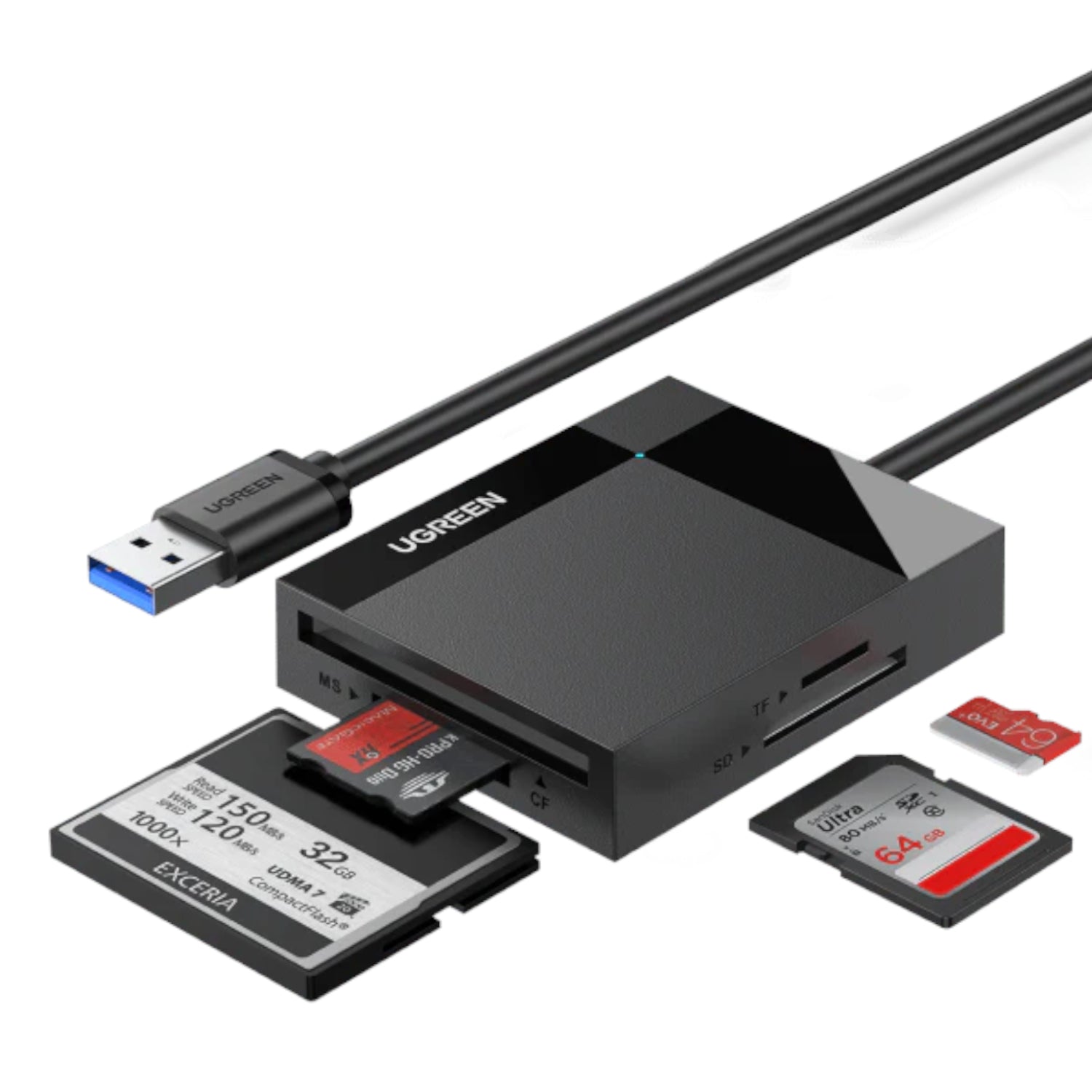 UGREEN 4-in-1 USB 3.0 Card Reader – image 2