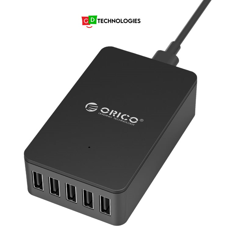 ORICO 5 Port 40W Charge Desktop Charger – Black