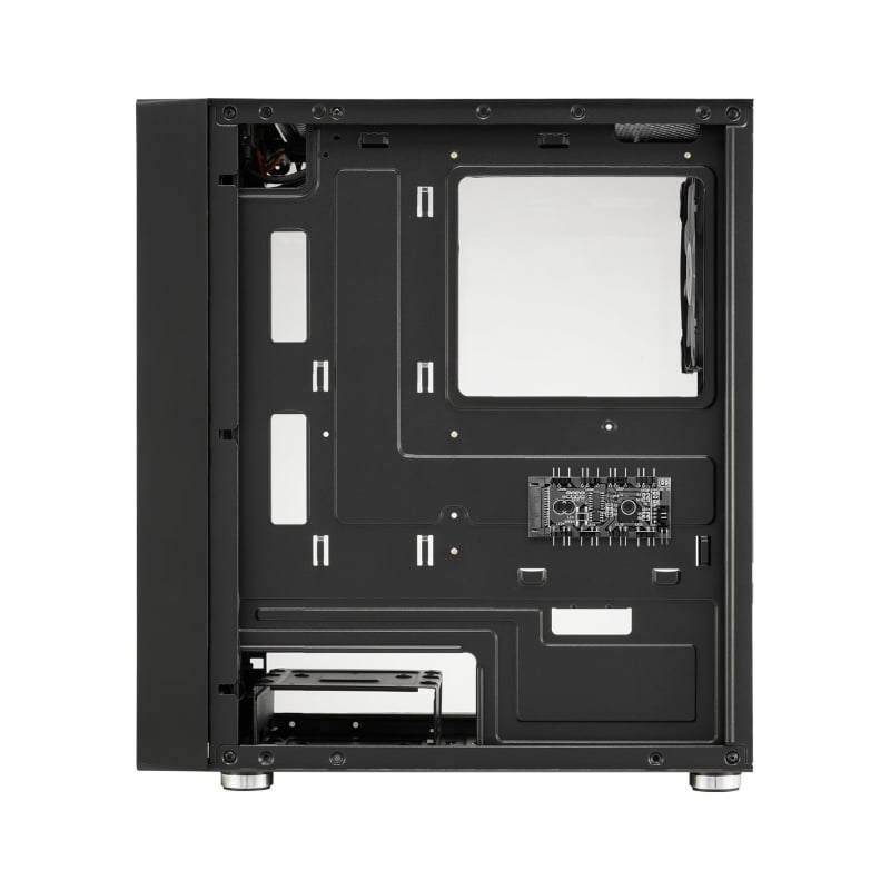 FSP CST130A Micro-ATX Gaming Chassis Tempered Glass Side Panel – Black