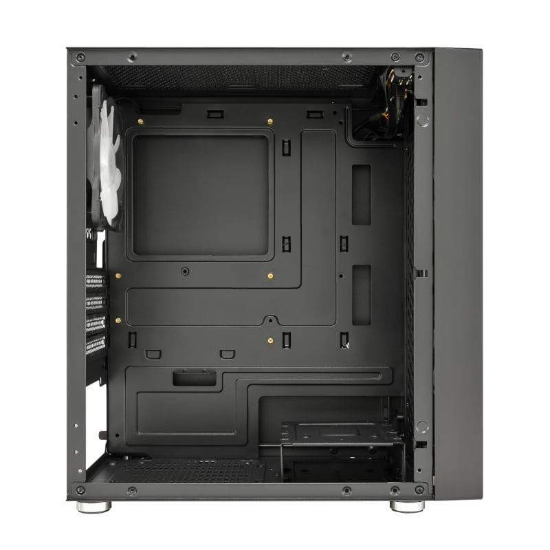 FSP CST130A Micro-ATX Gaming Chassis Tempered Glass Side Panel – Black