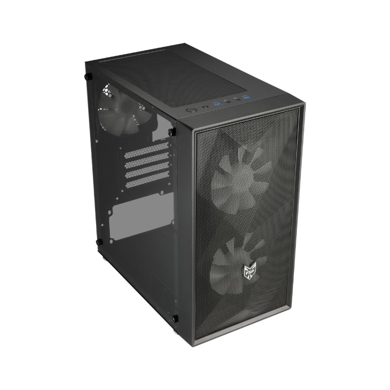 FSP CST130 Basic Micro-ATX Gaming Chassis Acrylic side panel – Black