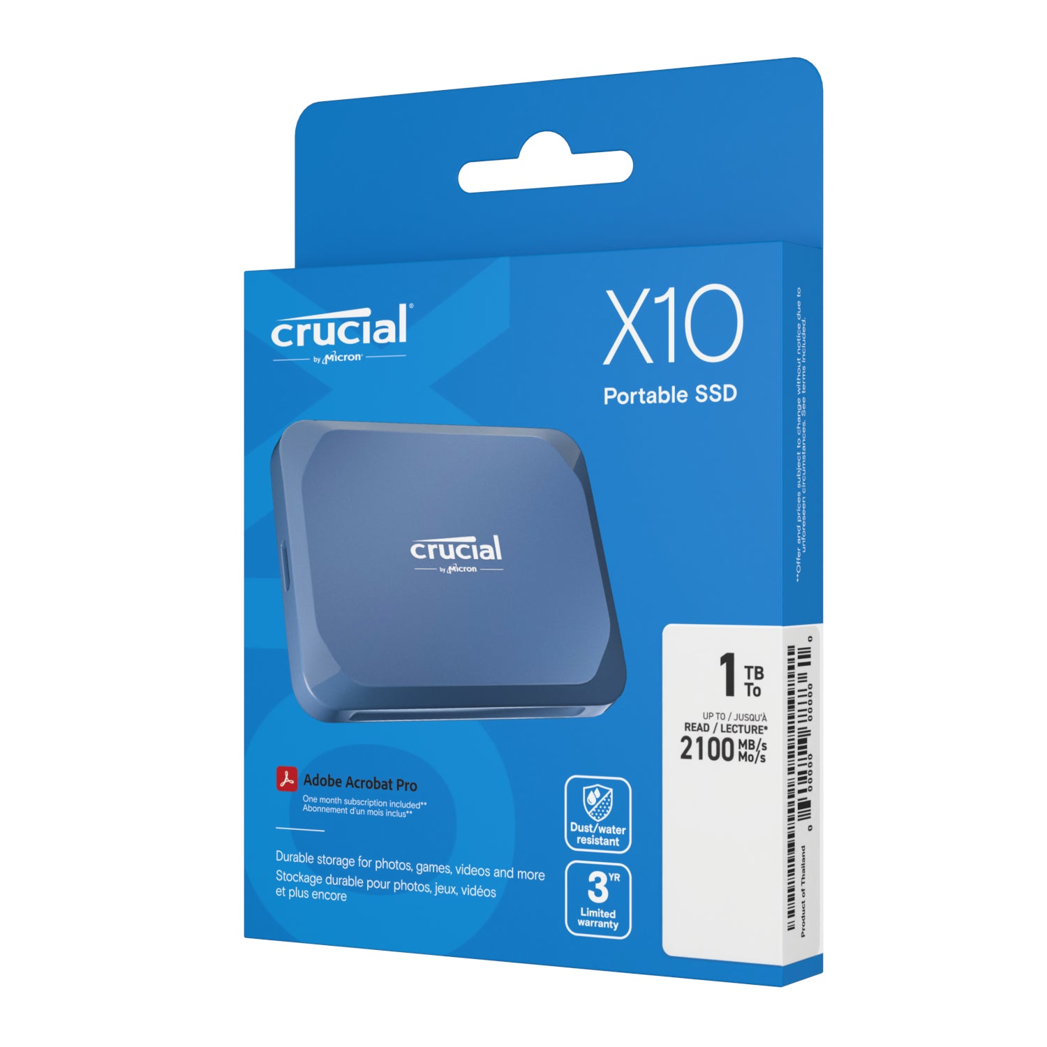 Crucial X10 1TB Type-C Portable SSD – image 5