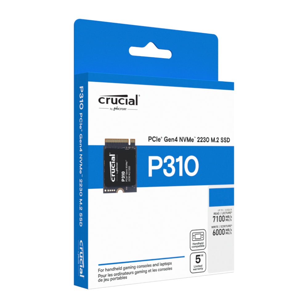 Crucial P310 2TB PCIe Gen4 2230 NVMe M.2 SSD – image 6