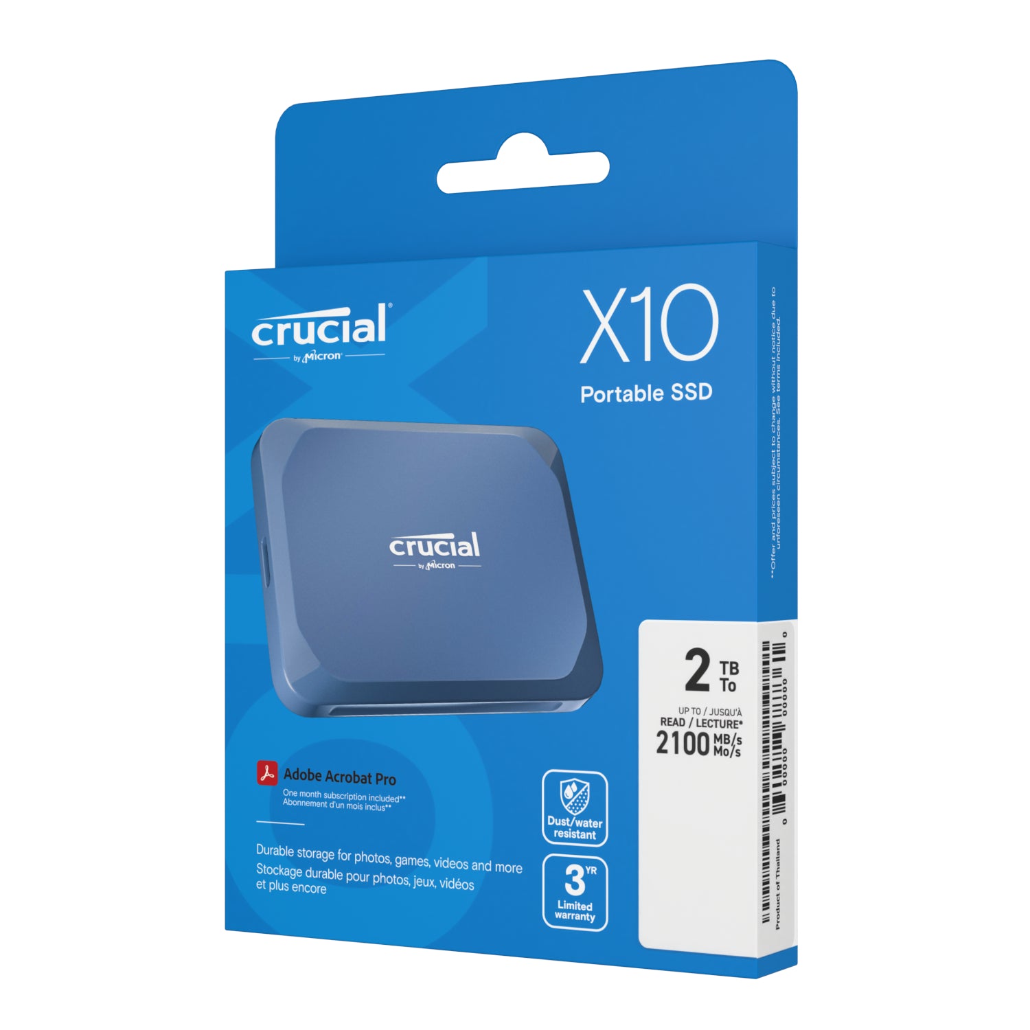 Crucial X10 2TB Type-C Portable SSD - image 5