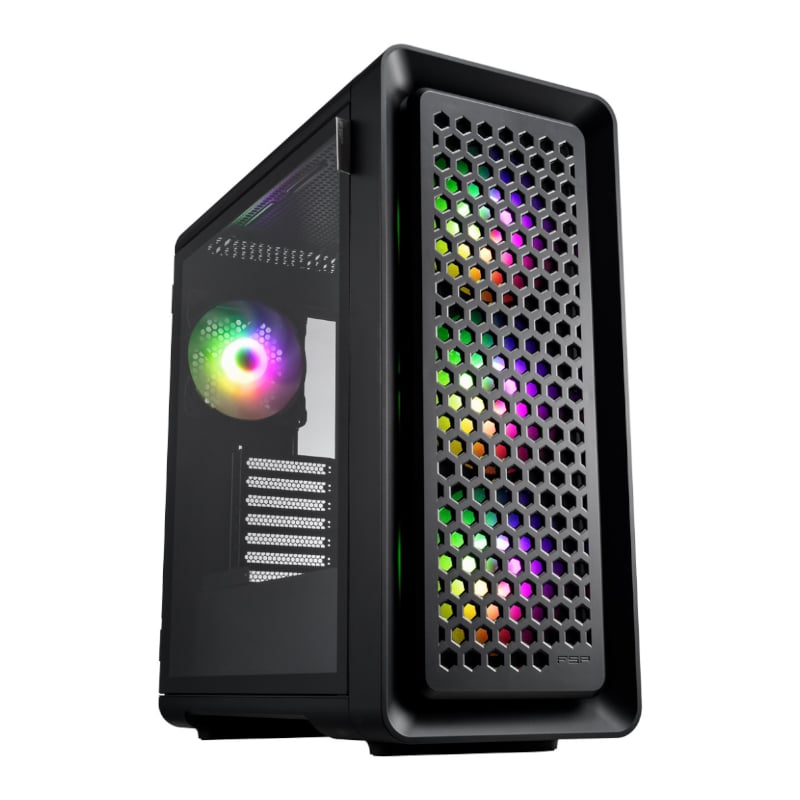 FSP CUT593P E-ATX Gaming Chassis - Black