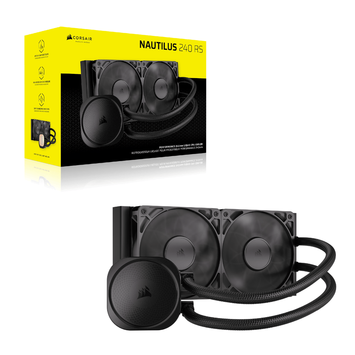 Corsair NAUTILUS 240 RS Liquid CPU Cooler - Black – image 6