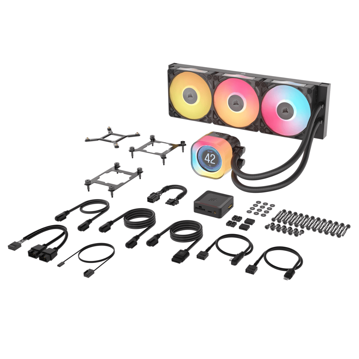 Corsair iCUE LINK TITAN 360 RX LCD Liquid CPU Cooler - Black – image 4