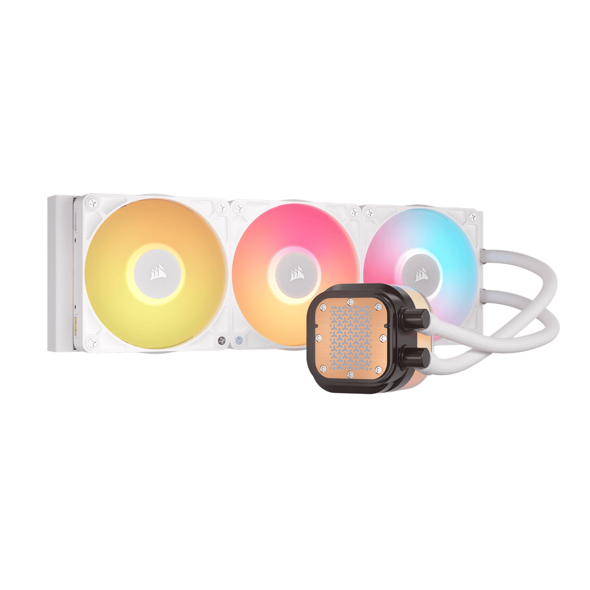 Corsair iCUE LINK TITAN 360 RX LCD Liquid CPU Cooler - White – image 2