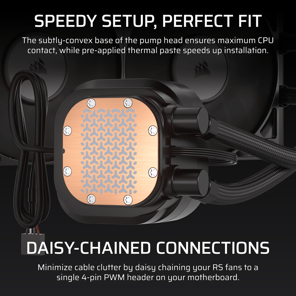 Corsair NAUTILUS 360 RS LCD Liquid CPU Cooler - Black – image 3