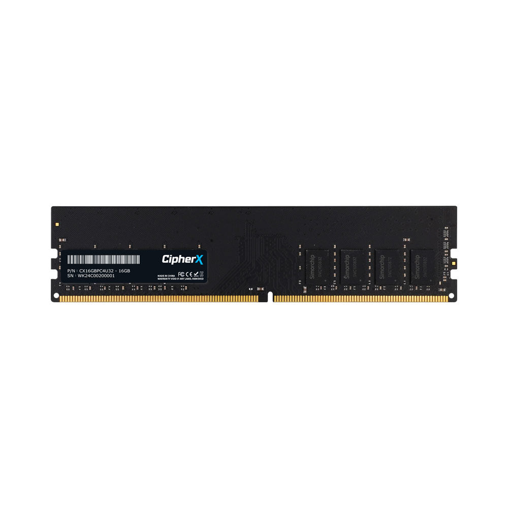 CIPHERX 16GB DDR4 UDIMM DESKTOP MEMORY