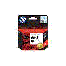 HP 650 BLACK INK CARTRIDGE
