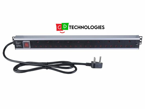 10 WAY PDU 2M LEAD