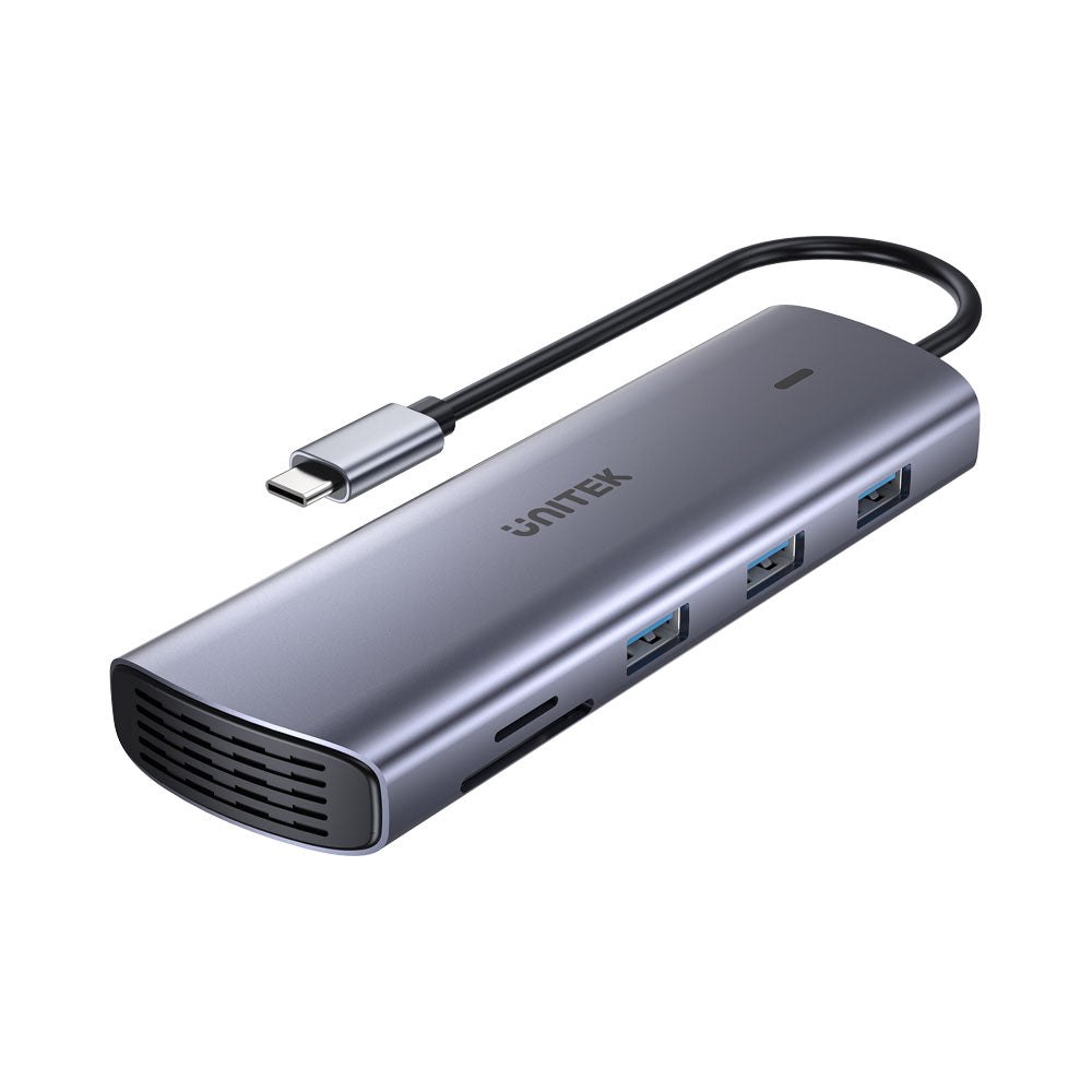 UNITEK 9IN1 USB3 HUB WITH DUAL CARD RD(D1113A)
