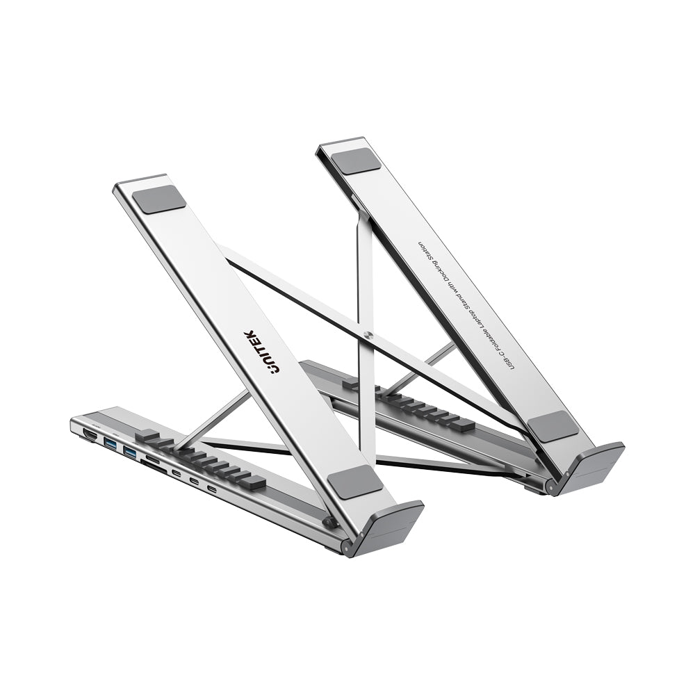UNITEK USB-C FOLDABLE LAPTOP STAND (7IN1) (D1137A)