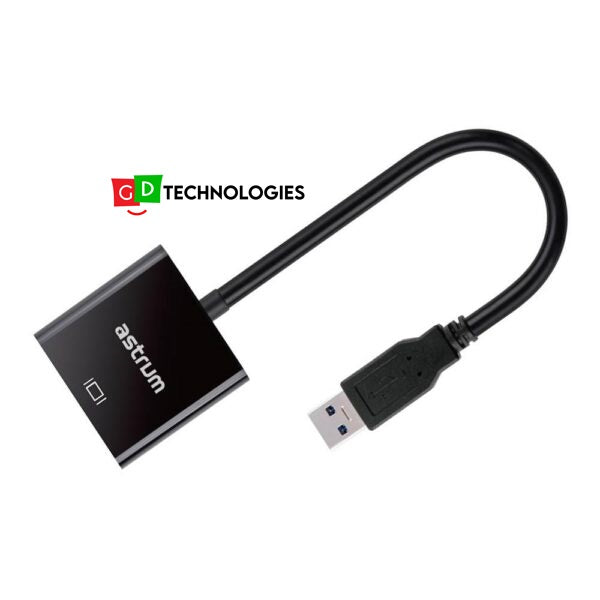 USB 3.0 Male to VGA Female Display Adapter