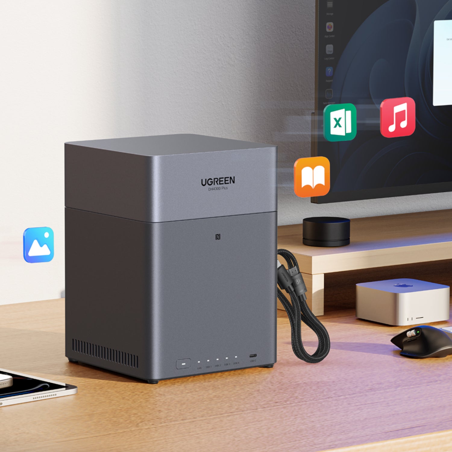 UGREEN DH4300 PLUS 4-Bay NAS Storage – image 4