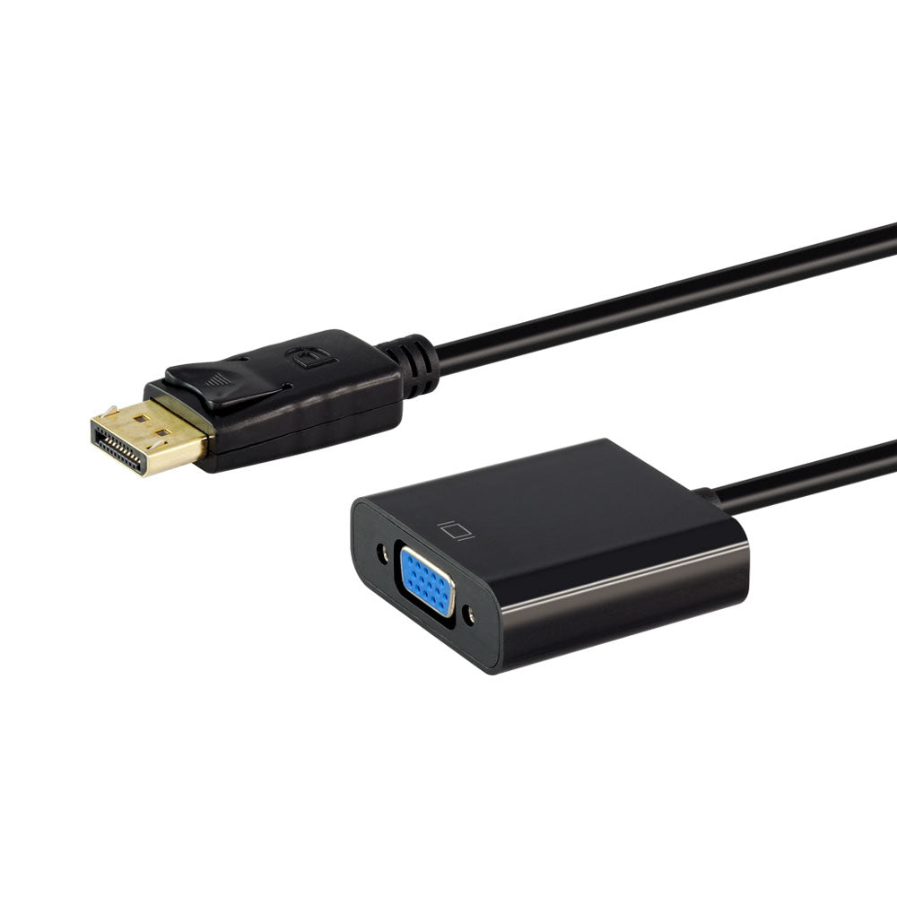 LINKQNET CONNECTIVITY CNV-DP-VGA-LQ 1080P DISPLAYPORT MALE TO VGA FEMALE ADAPTER