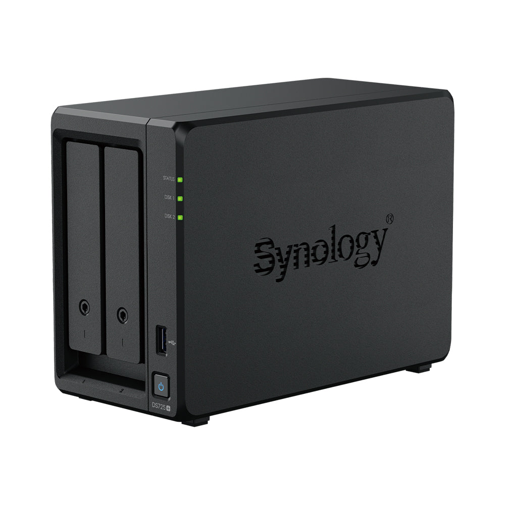 SYNOLOGY DS725+ AMD R1600 CPU, 4GB NAS - DISKLESS